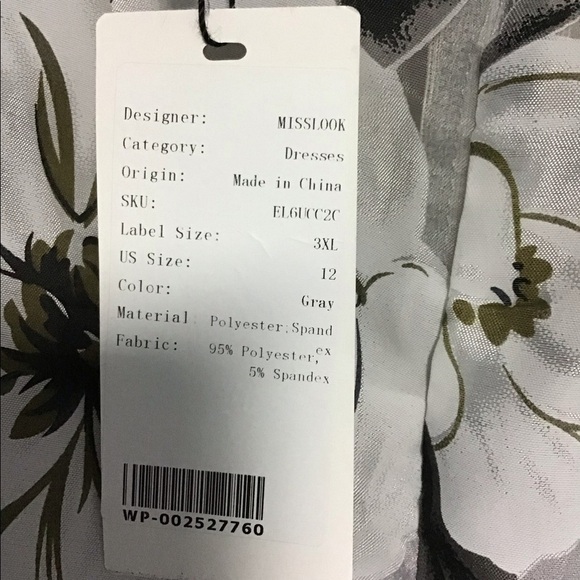 MISSLOOK dress NWT see measurements - Picture 5 of 7